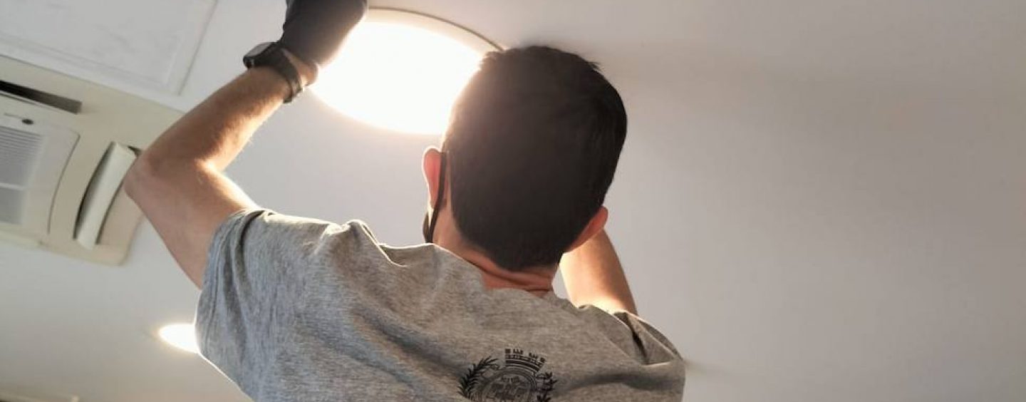 El Ayuntamiento de Maó sustituye a la iluminación de la Residencia Geriátrica municipal