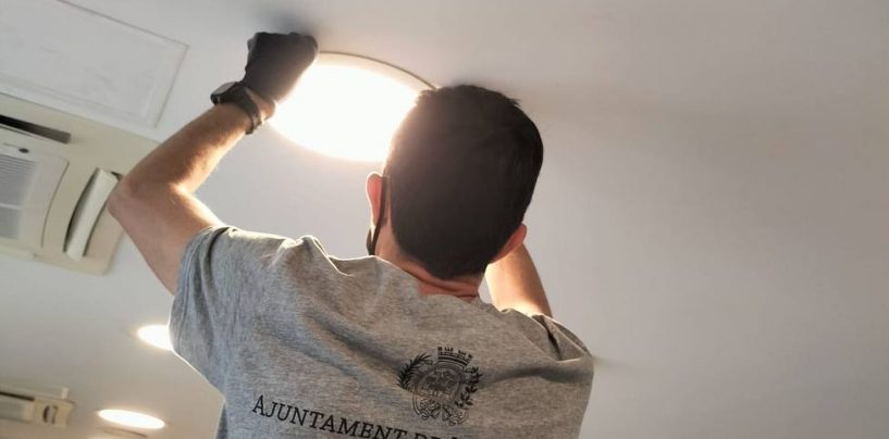 El Ayuntamiento de Maó sustituye a la iluminación de la Residencia Geriátrica municipal